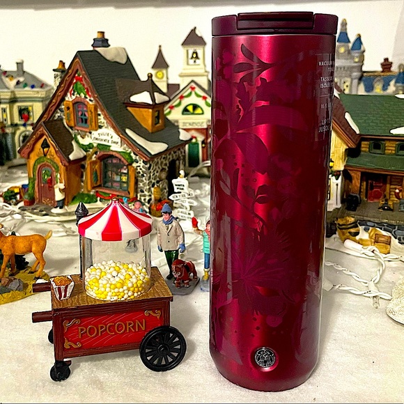 Starbucks Accessories - ❤️New Fall 2021 Starbucks Plum Floral SS Tumbler
